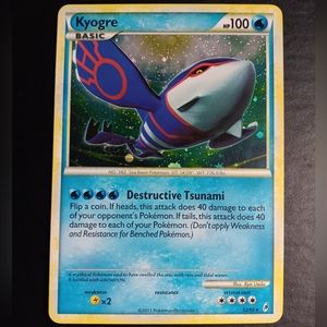 Kyogre Pokemon Card - Call of Legends - 12/95 Rare Holo